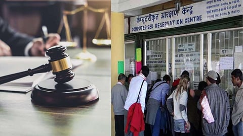 Railway ticket Booking clerk lost his job/file photo