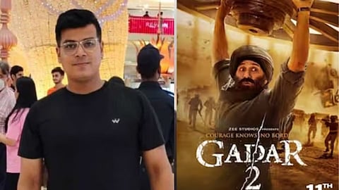 Uttar Pradesh News Young man died of heart attack while watching recently released movie gadar 2
