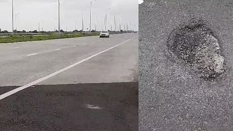 Samruddhi Mahamarg, Potholes