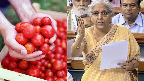 Nirmala Sitharaman On Tomato Price Hike in Loksabha