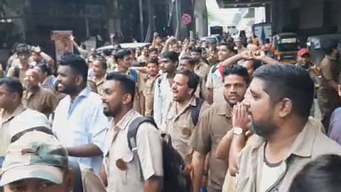 Mumbai BEST Worker Protest