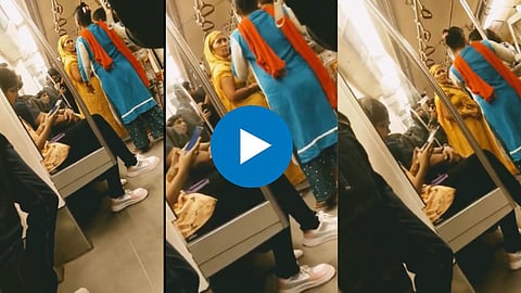 Delhi Metro Women Fight Video Viral 