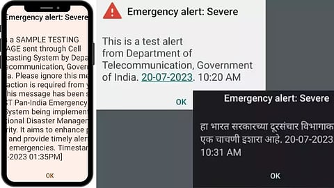 Emergency Alert Severe