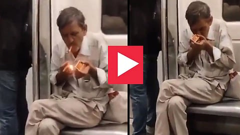 Smoking In Delhi Metro
