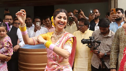 Shilpa Shetty Ganpati Visarjan
