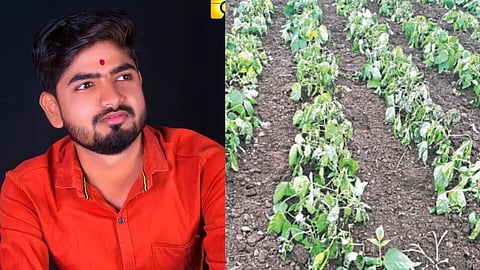 Beed News Farmer Son Ended Life journey in dharur taluka bhopa village