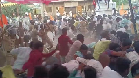 Maratha Reservation Protest in Jalna