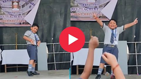 School Kid Daces