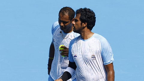Saketh Myneni Ramkumar Ramanathan won silver in mens tennis doubles in asian games 2023 