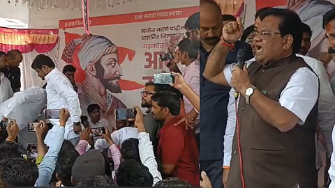 Dharashiv Maratha Andolan : तानाजी सावंत मराठा आंदोलकांच्या भेटीला, राजीनाम्याच्या मागणीने आंदोलनस्थळी गोंधळ, नेमकं काय घडलं?