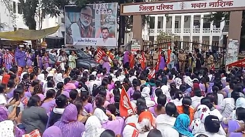 nashik - Asha Worker's Protest