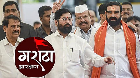 Big blow to Eknath Shinde Vaijapur MLA Ramesh Bornare resign for Maratha reservation demand