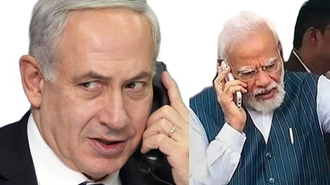 PM Netanyahu call To PM Modi