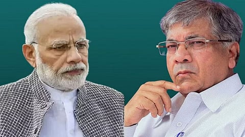 Narendra Modi, Prakash Ambedkar 