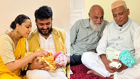 Swara And Fahad Family New Born Baby Celebration