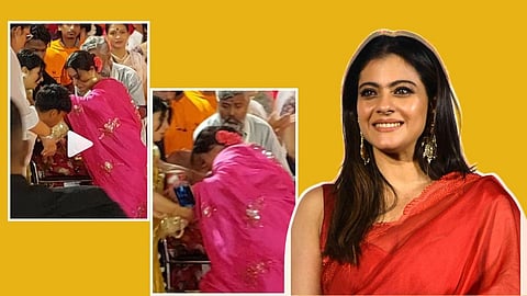 Kajol Viral Video: मोबाईल बघण्याच्या नादात पायऱ्याच दिसल्या नाहीत; काजोल स्टेजवरून पडली खाली, VIDEO व्हायरल  