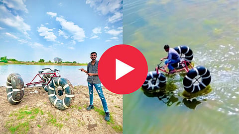 Water Bicycle Video