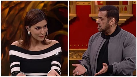 Salman Khan - Kriti Sanon At Bigg Boss 17