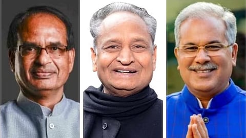 Shivraj Singh Chouhan, Ashok Gehlot, Bhupesh Baghel