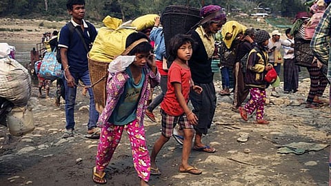 Myanmar Air strike