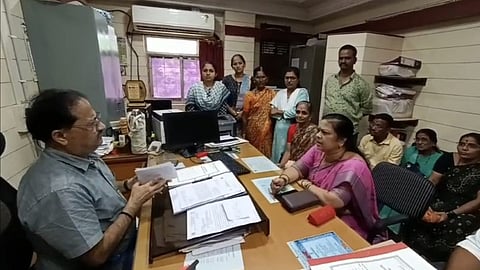 shivsena demands regular water supply