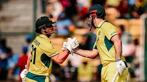 david warner and mitchell marsh 