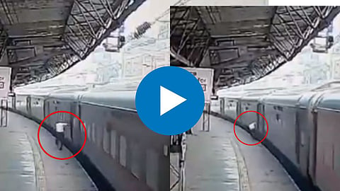 Railway Accidnet CCTV Footage 