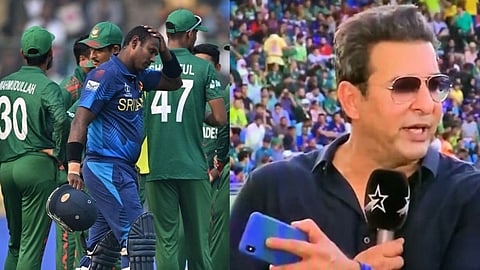 Wasim Akram On Angelo Mathews Time Out Wicket