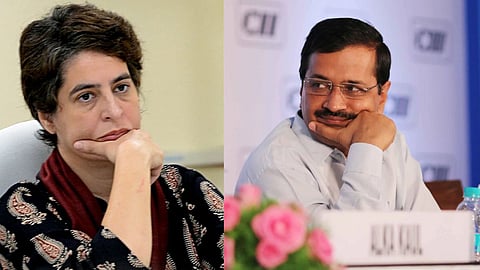 Priyanka Gandhi Arvind Kejariwal