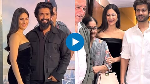 Vicky- Katrina At Sam Bahadur Special Screening