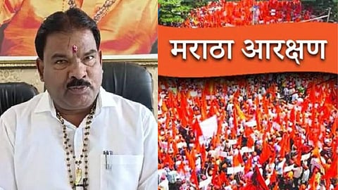 Shiv Sena MLA Sanjay Gaikwad warning to those opposing Maratha reservation