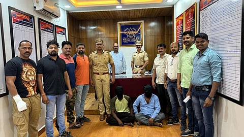 palghar police arrests two youth on vasubaras din