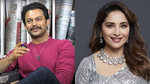 Adinath Kothare And Madhuri Dixit 