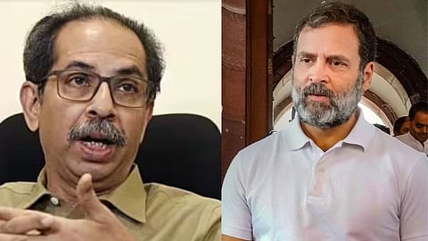 Uddhav Thackeray and Rahul Gandhi meet before india alliance meeting