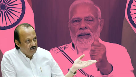 Ajit Pawar-PM Modi