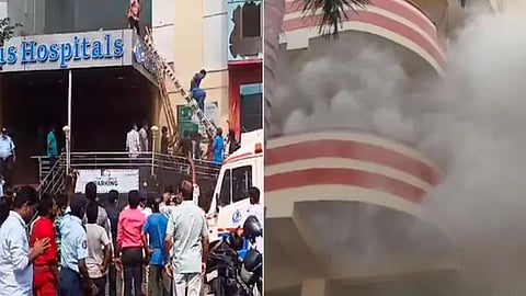 Visakhapatnam Hospital Caught Fire