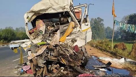 UP Etawah Road Accident