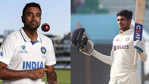 r ashwin and shubman gill