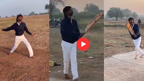 Manoj jarange Patil Playing Cricket VIDEO