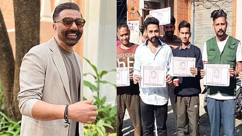 Sunny Deol Missing Posters in Pathankot