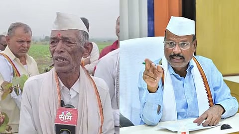 minister Abdul Sattar delay in inspecting the damage in Hingoli district farmers displeasure