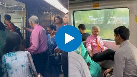 Niranjan Hiranandani Travel in Local Train