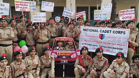 Washim NCC Student Rally