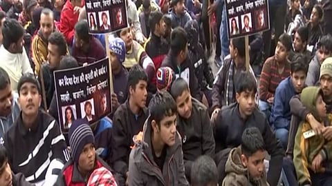 Wrestlers Protest