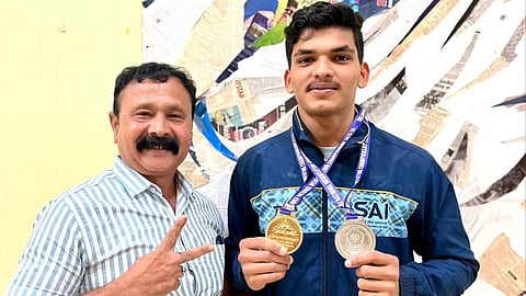 khelo india youth games 2024 sairaj pardeshi son of a scrap dealer sets youth national record in weightlifting