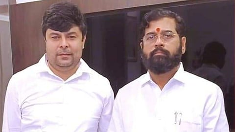 said khan with cm eknath shinde