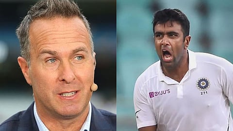 r ashwin on Michael Vaughan
