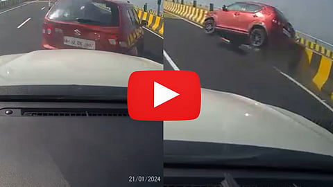 Atal Setu Accident Viral Video