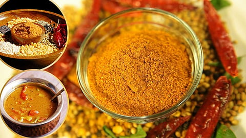 Sambar Masala Recipe, Homemade sambar masala, Food 