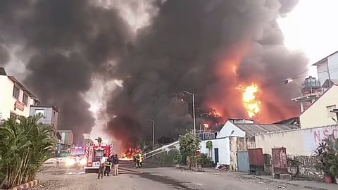 Navi Mumbai MIDC Fire News